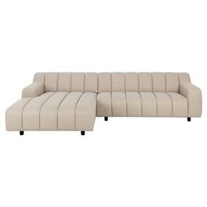 by fonQ Cloud Hoekbank met Chaise Longue Links - Beige