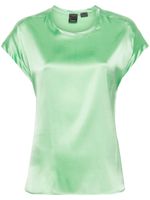 PINKO blouse stretch à manches courtes - Vert - thumbnail