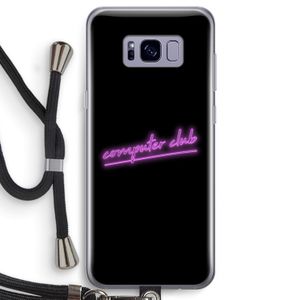 Vice Black: Samsung Galaxy S8 Transparant Hoesje met koord