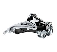 Shimano voorderailleur 6/7-speed tourney fd-ty510 top swing dual pull 48t