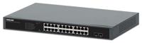 Intellinet 24-Port Gigabit PoE+ Switch mit 2 SFP Ports 370 W Powered Device Monitor 19 19 netwerk switch 10 / 100 / 1000 MBit/s IEEE 802.3af (15.4 W), IEEE