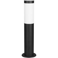 LED Tuinverlichting - Staande Buitenlamp - Trion Otto - E27 Fitting - Rond - Mat Zwart - RVS LED Tuinverlichting - Staande Buitenlamp - Trion Otto - E27 Fitting - Rond - Mat Zwart - RVS