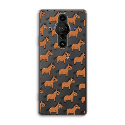 Pony: Sony Xperia Pro-I Transparant Hoesje