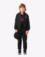 Lacoste Diamond Tennis Trainingspak Kids Zwart - Maat 152 - Kleur: BordeauxZwart | Soccerfanshop