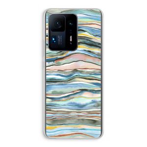 Watercolor Agate: Xiaomi Mi Mix 4 Transparant Hoesje