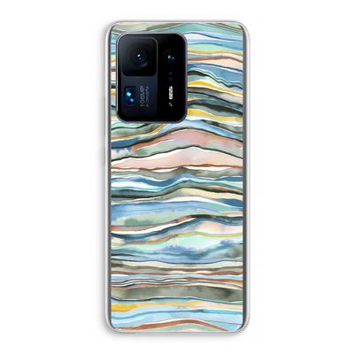 Watercolor Agate: Xiaomi Mi Mix 4 Transparant Hoesje