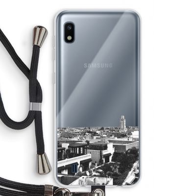 Marrakech Skyline : Samsung Galaxy A10 Transparant Hoesje met koord