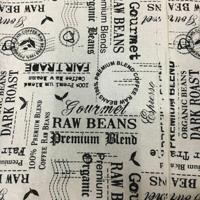Vaessen Creative • fabric printed cotton 50x70cm "raw beans"