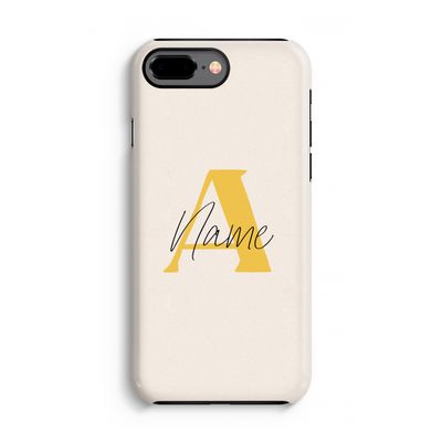 Amber Script: iPhone 8 Plus Tough Case