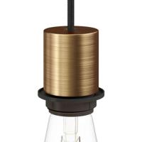 Fitting lamp messing e27 glad ontwerp met lampenkap ring Fitting lamp messing e27 glad ontwerp met lampenkap ring