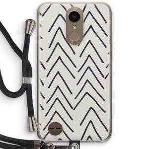 Marrakech Arrows: LG K10 (2017) Transparant Hoesje met koord