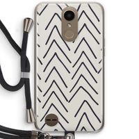 Marrakech Arrows: LG K10 (2017) Transparant Hoesje met koord