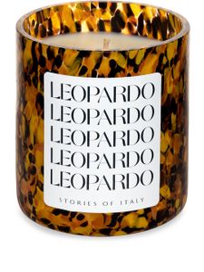 Stories of Italy bougie parfumée Macchie Leopardo - Noir