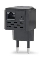 Gembird WNP-RP300-03-BK bridge & repeater Netwerkrepeater 300 Mbit/s Zwart