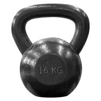 Kettlebell - Focus Fitness - 16 kg - Gietijzer - thumbnail