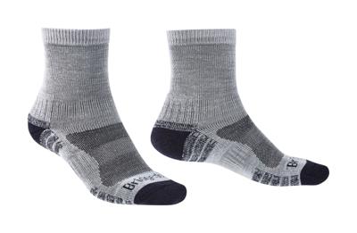 Bridgedale Lightweight Merino Performance 3/4 Crew Heren Wandelsok Silver/Navy L
