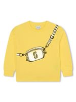 Marc Jacobs Kids sweat en coton à imprimé graphique - Jaune - thumbnail