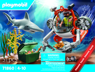 Playmobil® Action Heroes Schattenjacht met onderzeeër