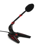 Varr VGMD2 microfoon Zwart, Rood Tafelmicrofoon - thumbnail