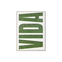 Schilderij Home ESPRIT VIDA Groen Beige Modern 103 x 4,5 x 143 cm