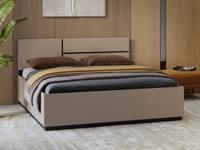 Bed CROSSAIR 160x200 cm taupe met opbergruimte Bed CROSSAIR 160x200 cm taupe met opbergruimte