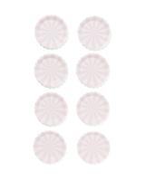 HEMA Gebaksbordje lichtroze streep 8 stuks