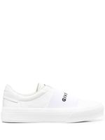 Givenchy chaussures de skate à bande logo - Blanc - thumbnail