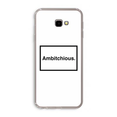 Ambitchious: Samsung Galaxy J4 Plus Transparant Hoesje
