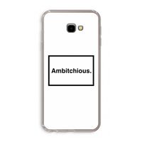 Ambitchious: Samsung Galaxy J4 Plus Transparant Hoesje