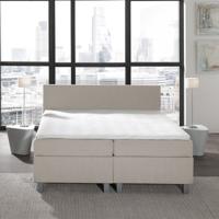 Boxspring Julia Royal Comfort 180x220 Cm Beige Incl. Montage Vlak Dekbed Discounter - Dekbed-Discounter.nl