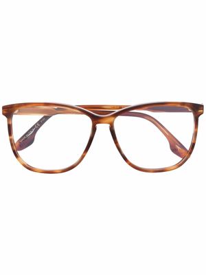 Victoria Beckham Eyewear lunettes de vue à monture carrée - Marron