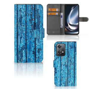 OnePlus Nord CE 2 Lite Book Style Case Wood Blue