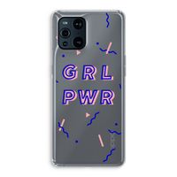 GRL PWR: Oppo Find X3 Pro Transparant Hoesje