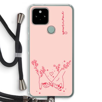 Best Friends: Pixel 5 Transparant Hoesje met koord