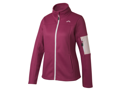 CRIVIT Dames fleece jas (Lila, L (44/46))
