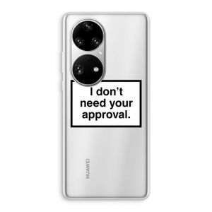 Don't need approval: Huawei P50 Pro Transparant Hoesje