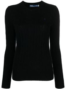 Polo Ralph Lauren pull Julianna en maille torsadée - Noir