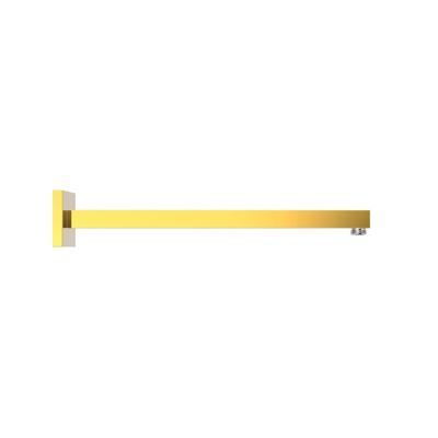Douchearm Tres Exclusive | 40 cm | Wandmontage | Messing | Vierkant | 24k Goud glans
