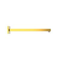 Douchearm Tres Exclusive | 40 cm | Wandmontage | Messing | Vierkant | 24k Goud glans