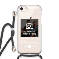 Music Player: iPhone 8 Transparant Hoesje met koord Music Player: iPhone 8 Transparant Hoesje met koord