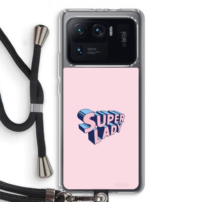 Superlady: Xiaomi Mi 11 Ultra Transparant Hoesje met koord