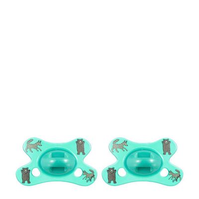 Difrax Natural fopspeen 0-6 mnd (2 stuks) Wild Difrax Natural fopspeen 0-6 mnd (2 stuks) Wild