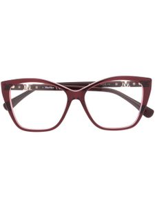 Max Mara Eyewear lunettes de vue à monture papillon - Rouge