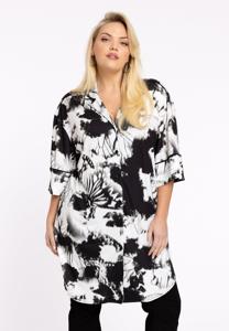 Yoek Blouse-jurk HANNELORE | Zwart | Maat 46/48