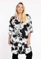 Yoek Blouse-jurk HANNELORE | Zwart | Maat 42/44