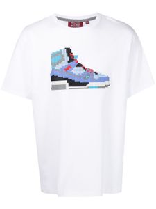 Mostly Heard Rarely Seen 8-Bit t-shirt 501 Hi-Top à imprimé graphique - Blanc