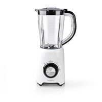 Nedis Blender | 800 W | 1.5 l | Kunststof | 2-Snelheden | Wit / Zwart | 1 stuks - KABL300CWT KABL300CWT