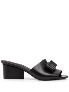 Ferragamo mules Viva Bow 60 mm - Noir
