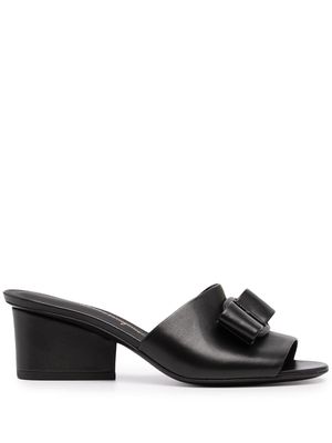Ferragamo mules Viva Bow 60 mm - Noir