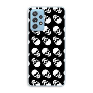 Musketon Skulls: Samsung Galaxy A73 Transparant Hoesje